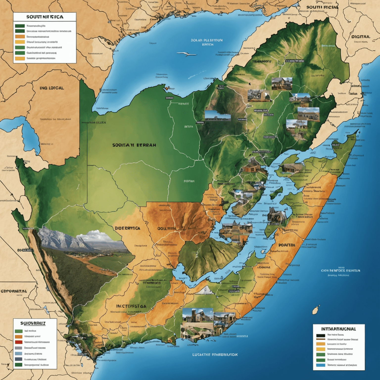 A map of South Africa showing the planned expansion of digital infrastructure to schools across different provinces